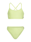 Sofia-Chevron Mädchen Bikini | Daiquiri Green