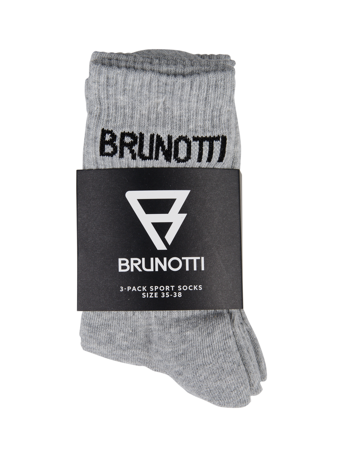Brunotti 3-Pack Uni Sports Socks | Light Grey Melee