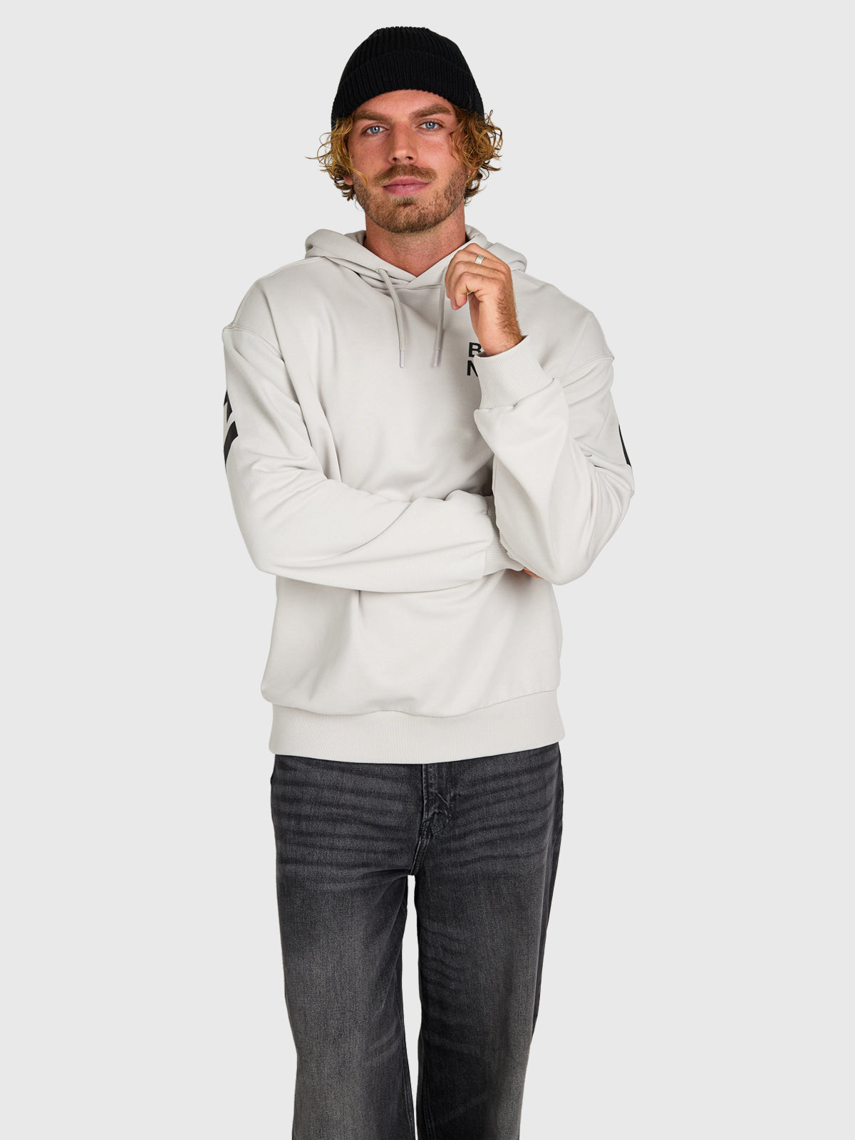 Haral Men Sweater | Soft Grey