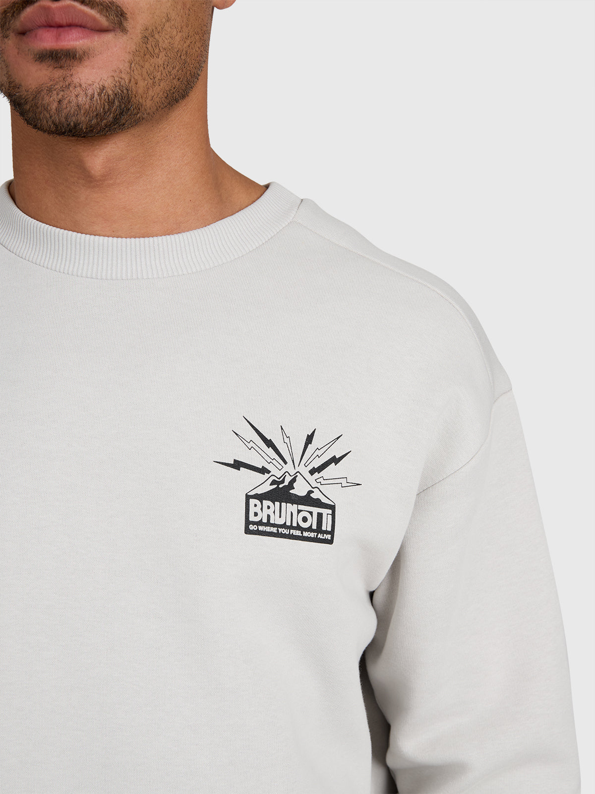 Naldo Men Sweater | Soft Grey