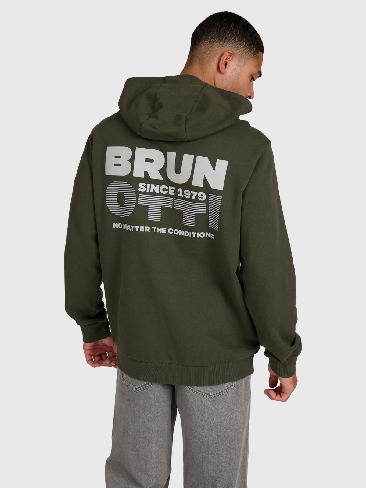 Colombis Men Hoodie | Deep Green