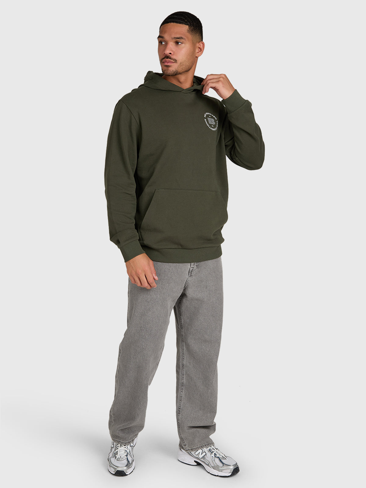 Colombis Men Hoodie | Deep Green