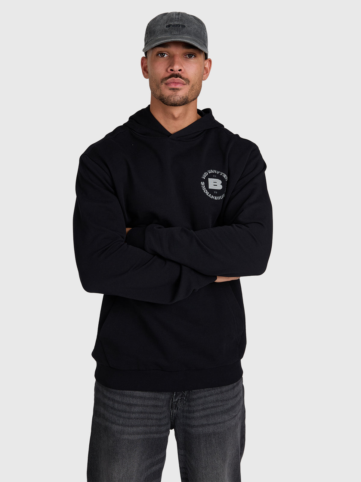 Colombis Men Hoodie | Black