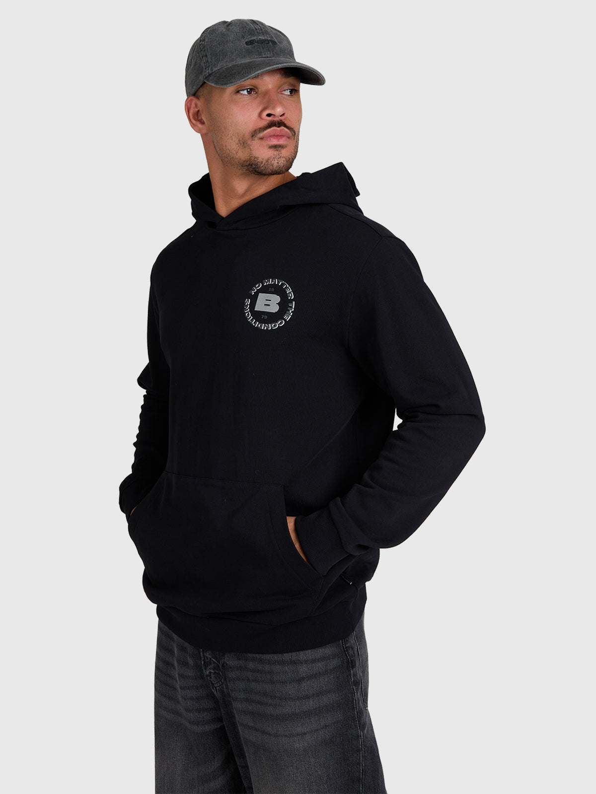 Colombis Men Hoodie | Black