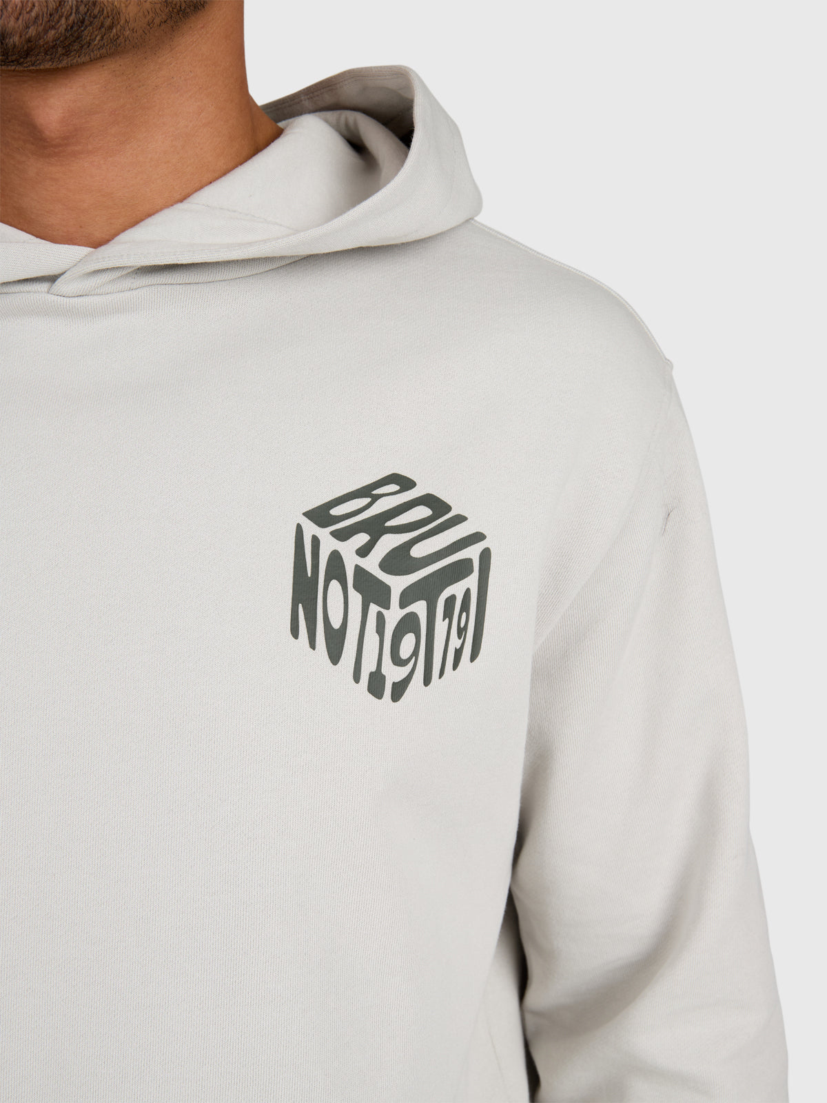 Mynne Men Hoodie | Soft Grey