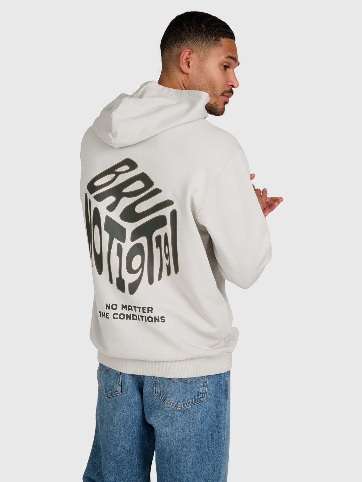Mynne Men Hoodie | Soft Grey