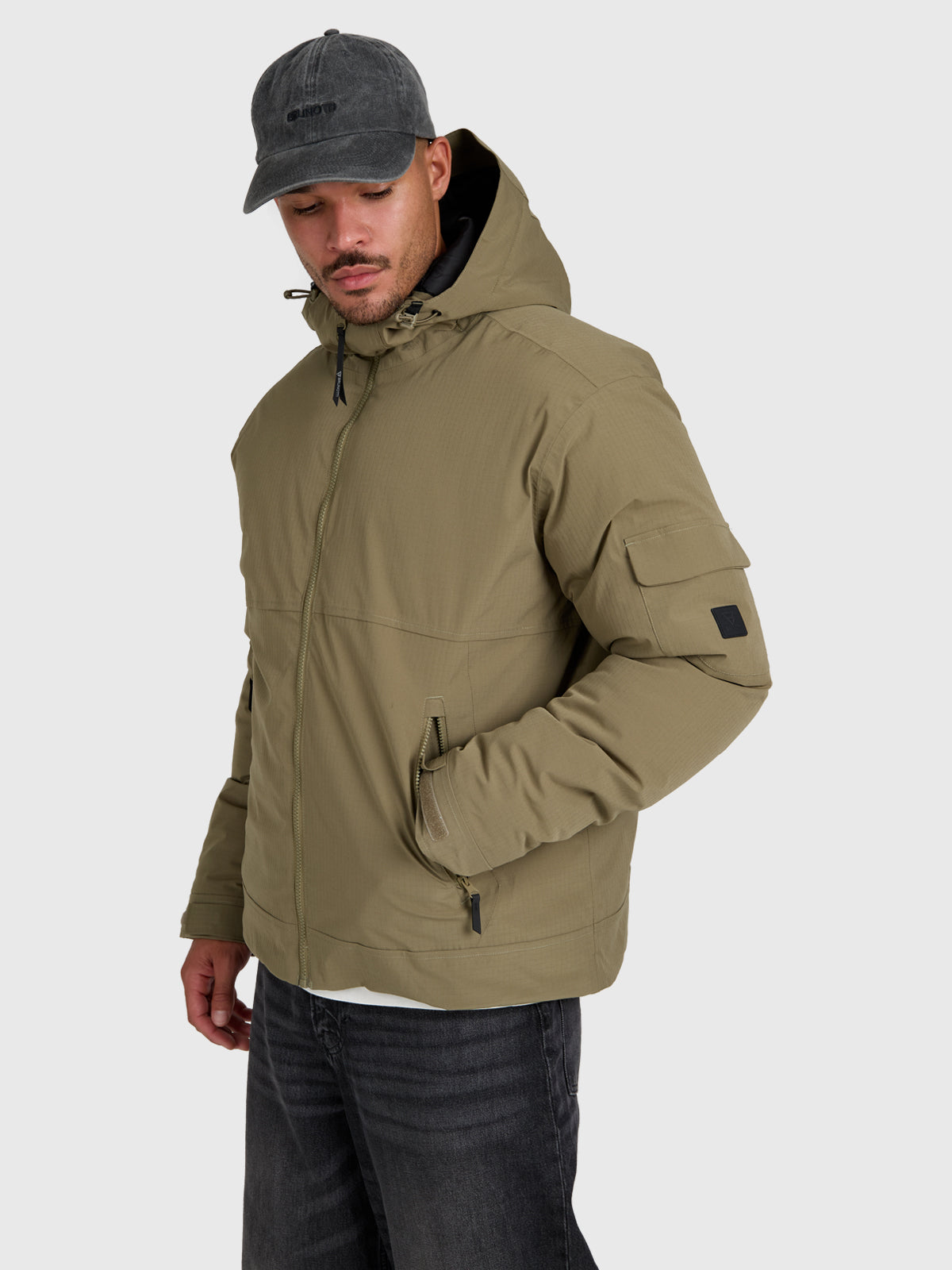 Bob Men Jacket | Dusky Green