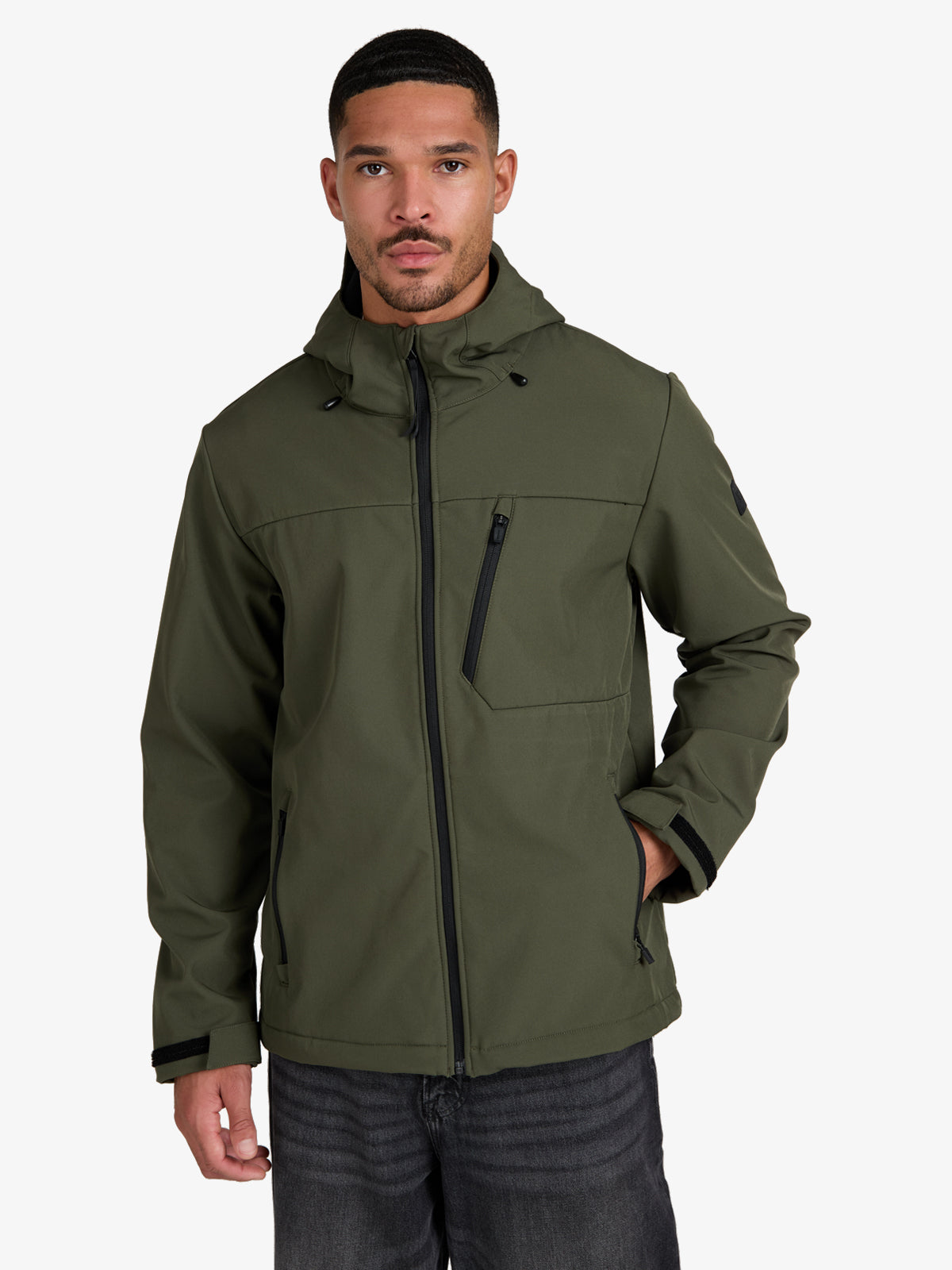 Mick Men Softshell Jacket | Deep Green