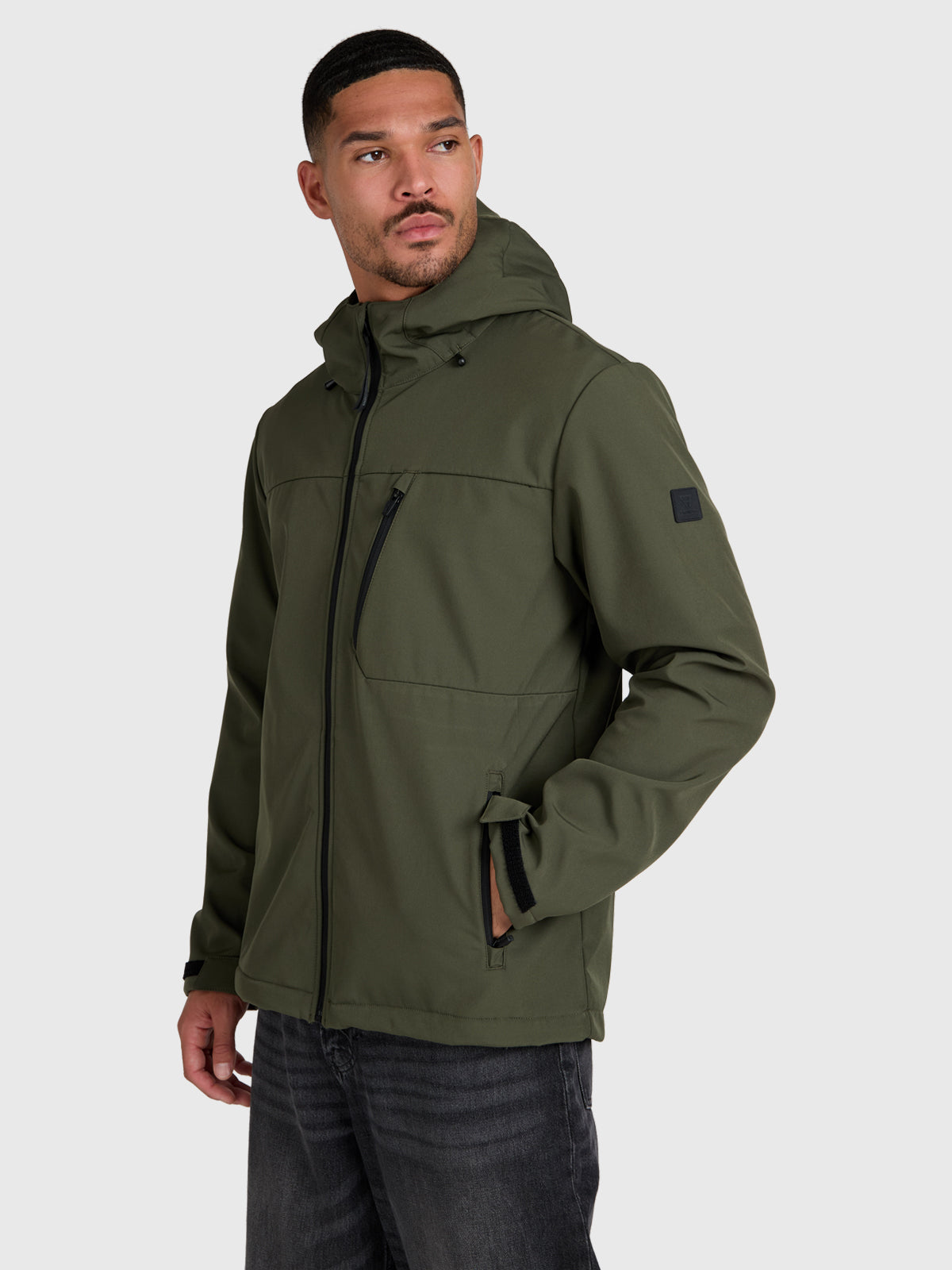 Mick Men Softshell Jacket | Deep Green
