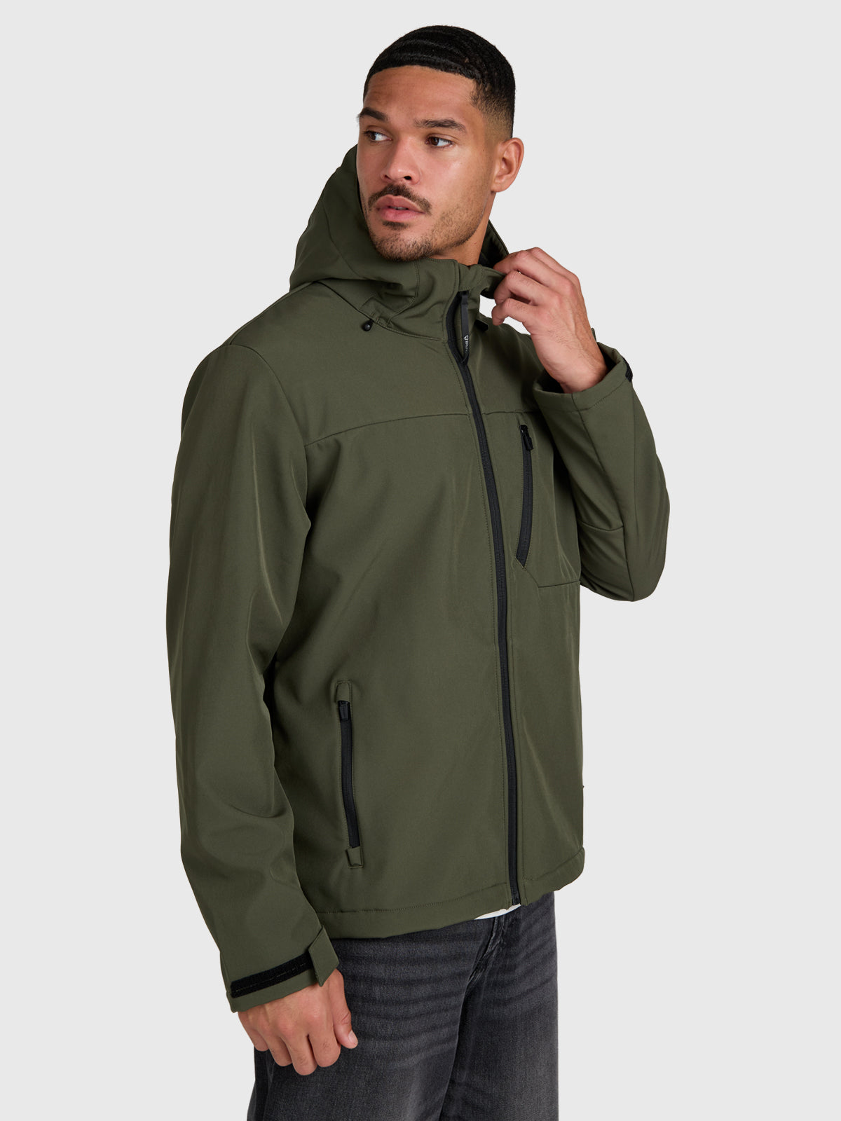 Mick Men Softshell Jacket | Deep Green