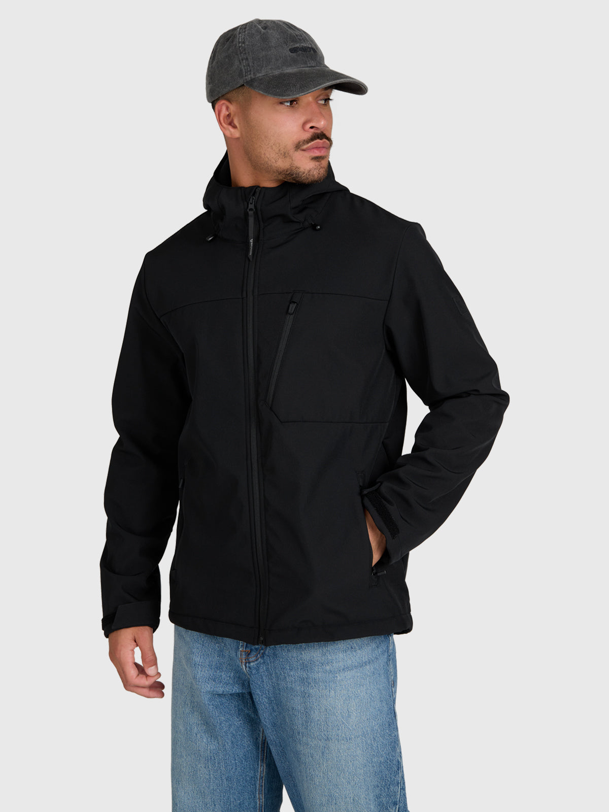 Mick Men Softshell Jacket | Black
