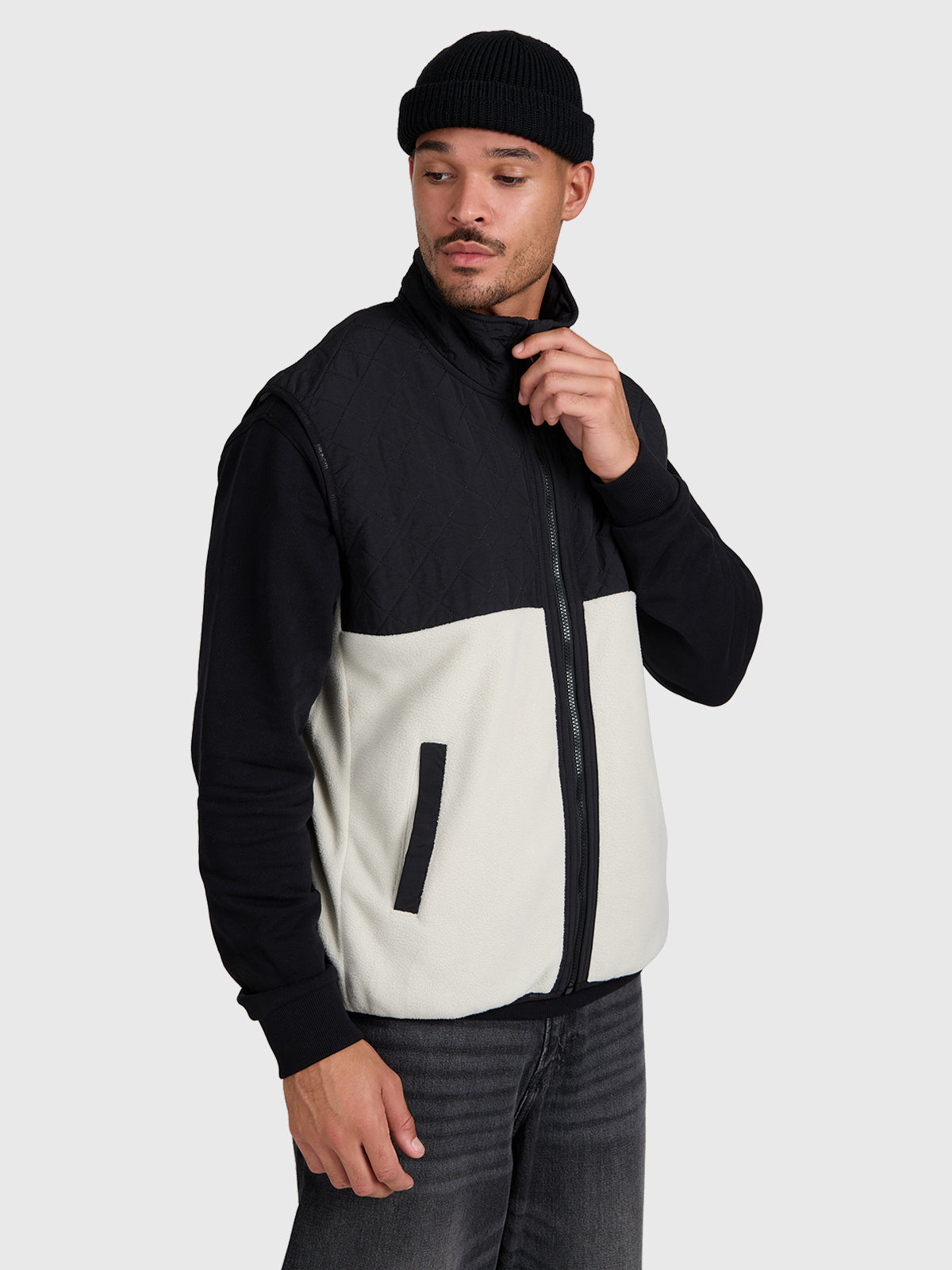 Dipon Men Bodywarmer | Soft Grey