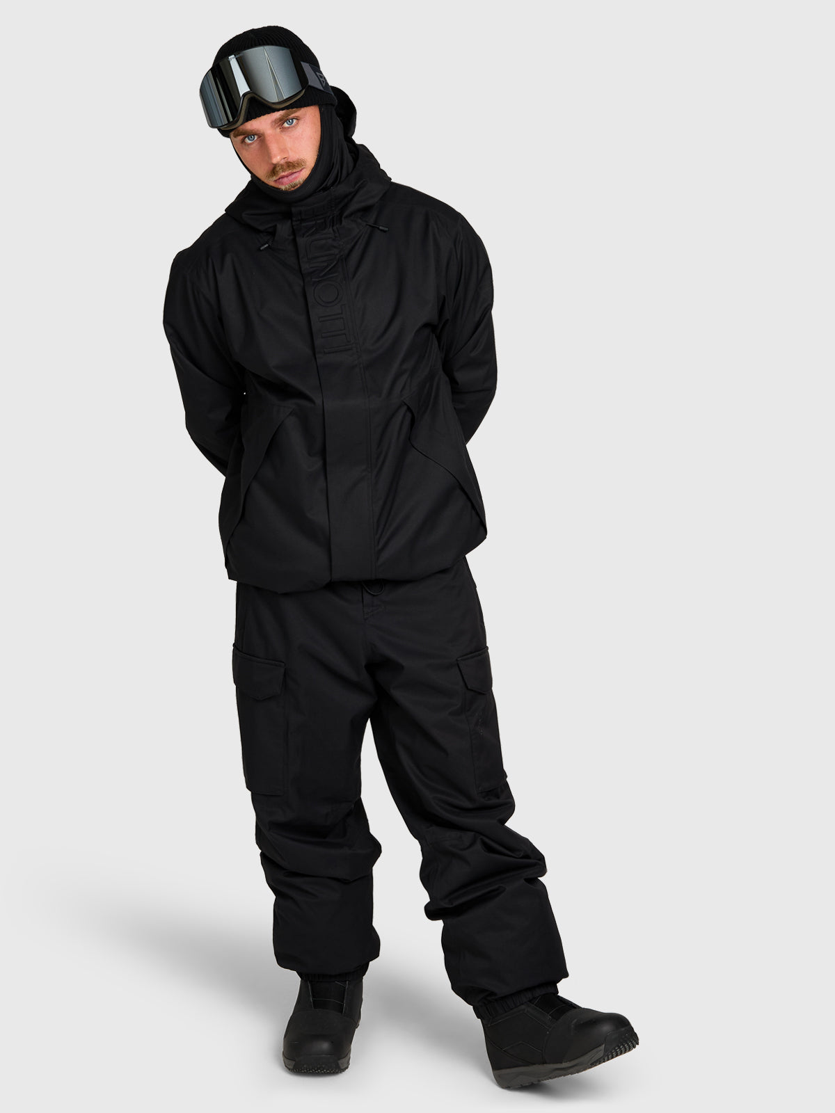 Dice Men Snow Jacket | Black
