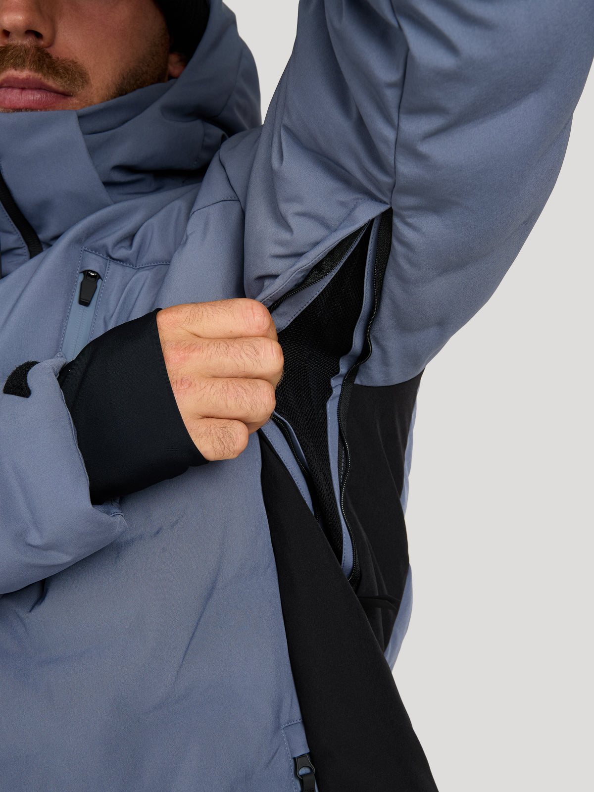 Sinclair Men Snow Jacket | Grey Sky