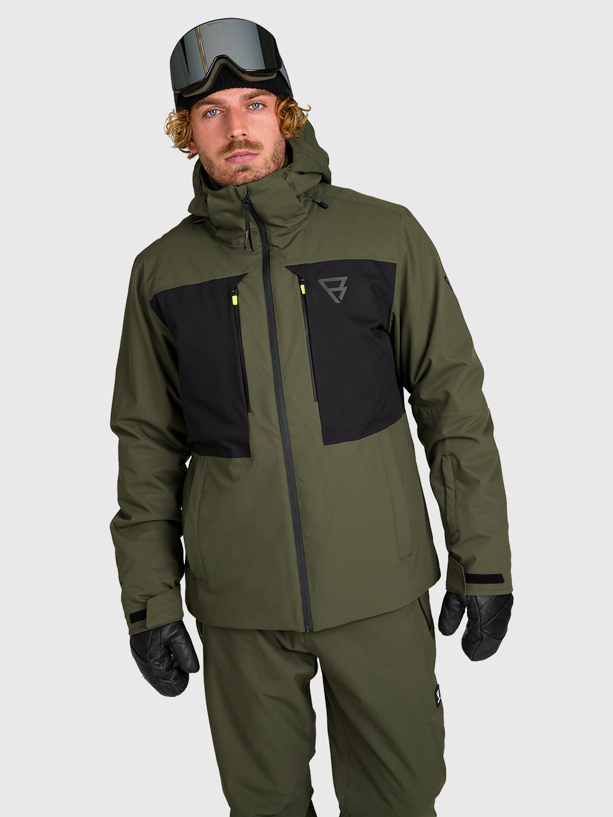 Aratinos-S Men Snow Jacket | Deep Green