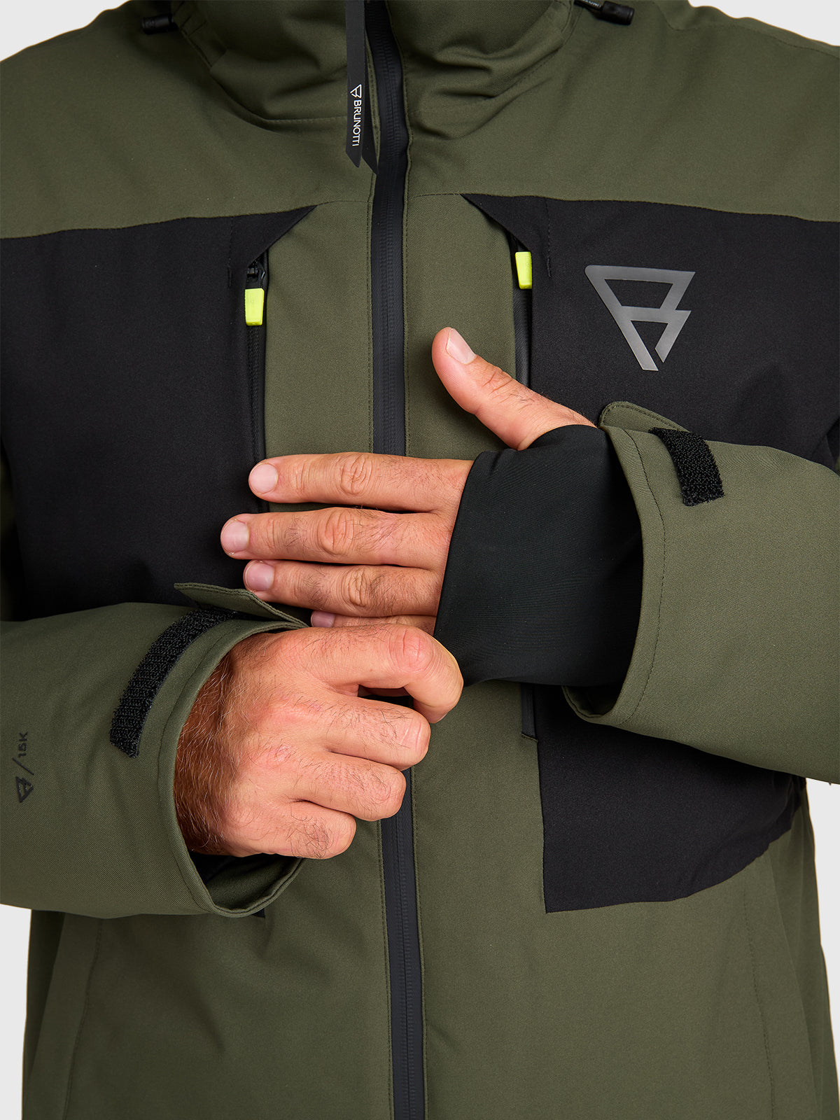 Aratinos-S Men Snow Jacket | Deep Green