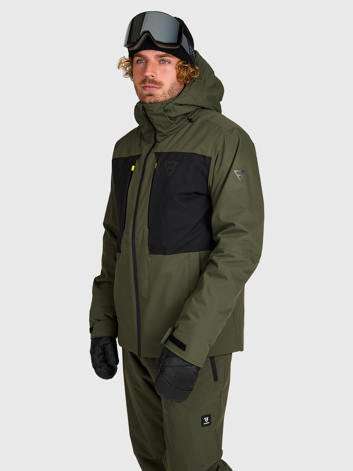 Aratinos-S Men Snow Jacket | Deep Green