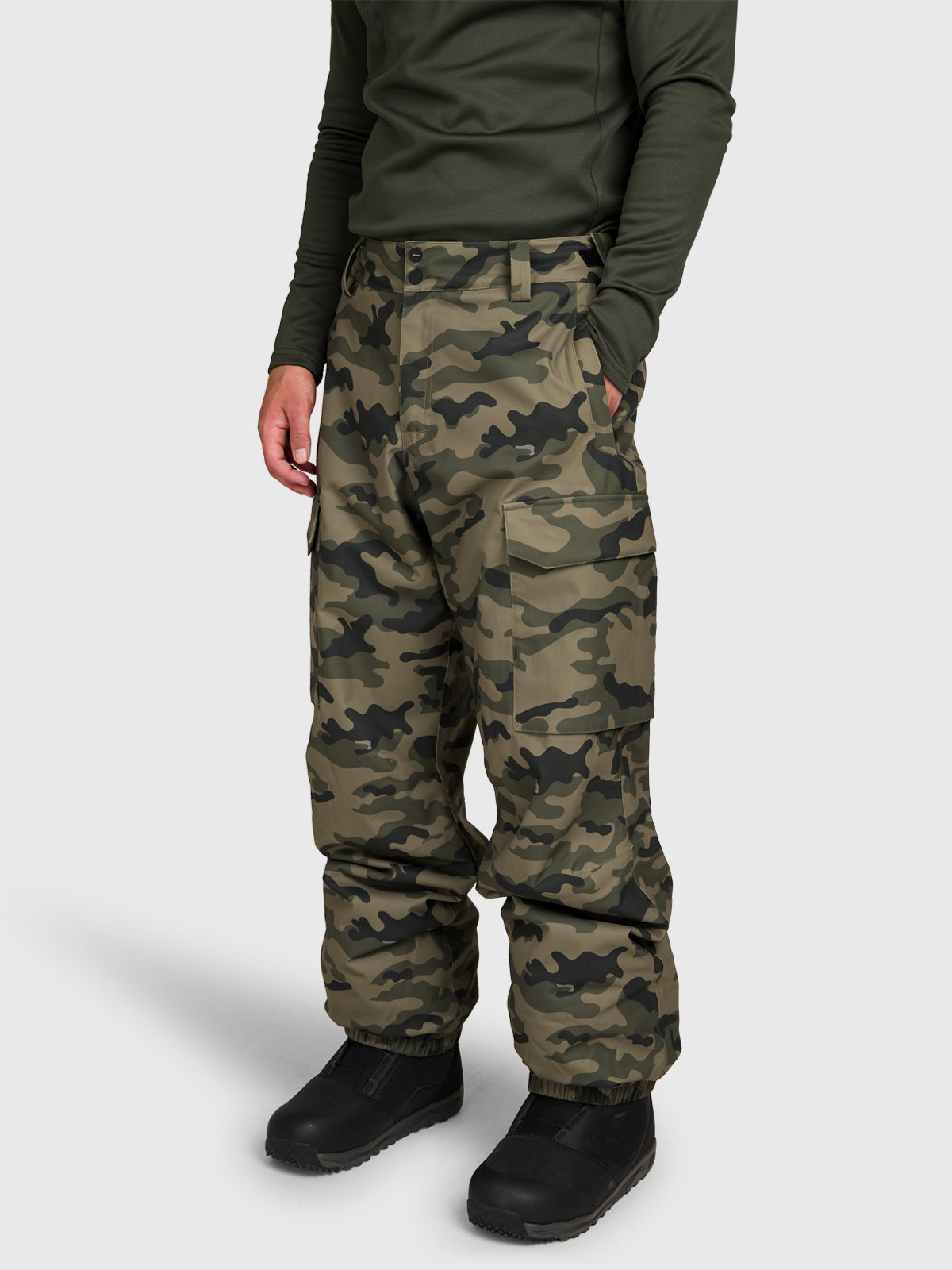 Snowstate Men Snow Pants | Camo Sprout