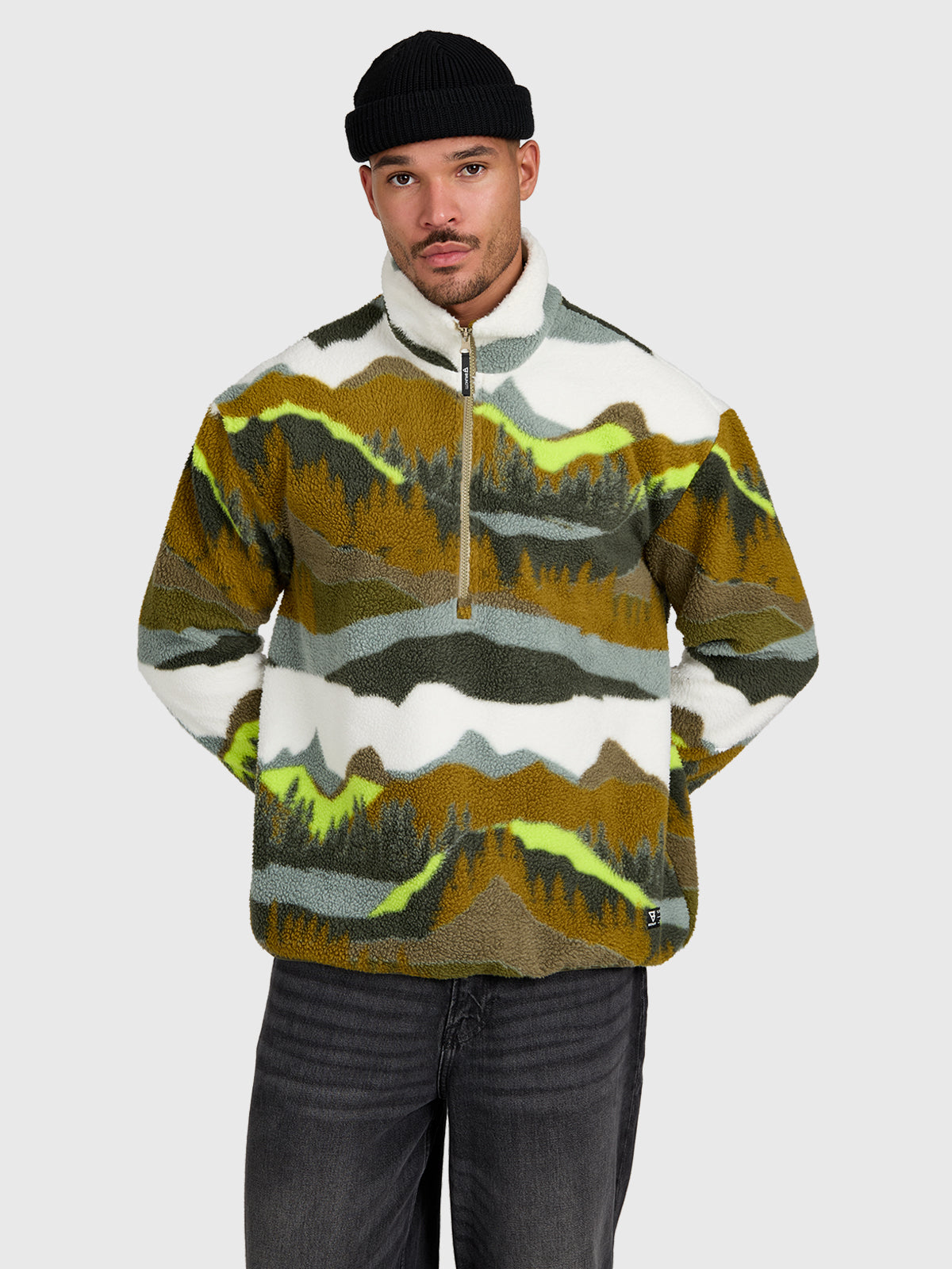 Reggio Men Urban Fleece | Dusky Green