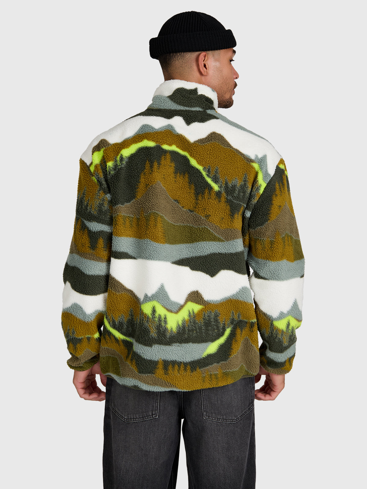 Reggio Men Urban Fleece | Dusky Green