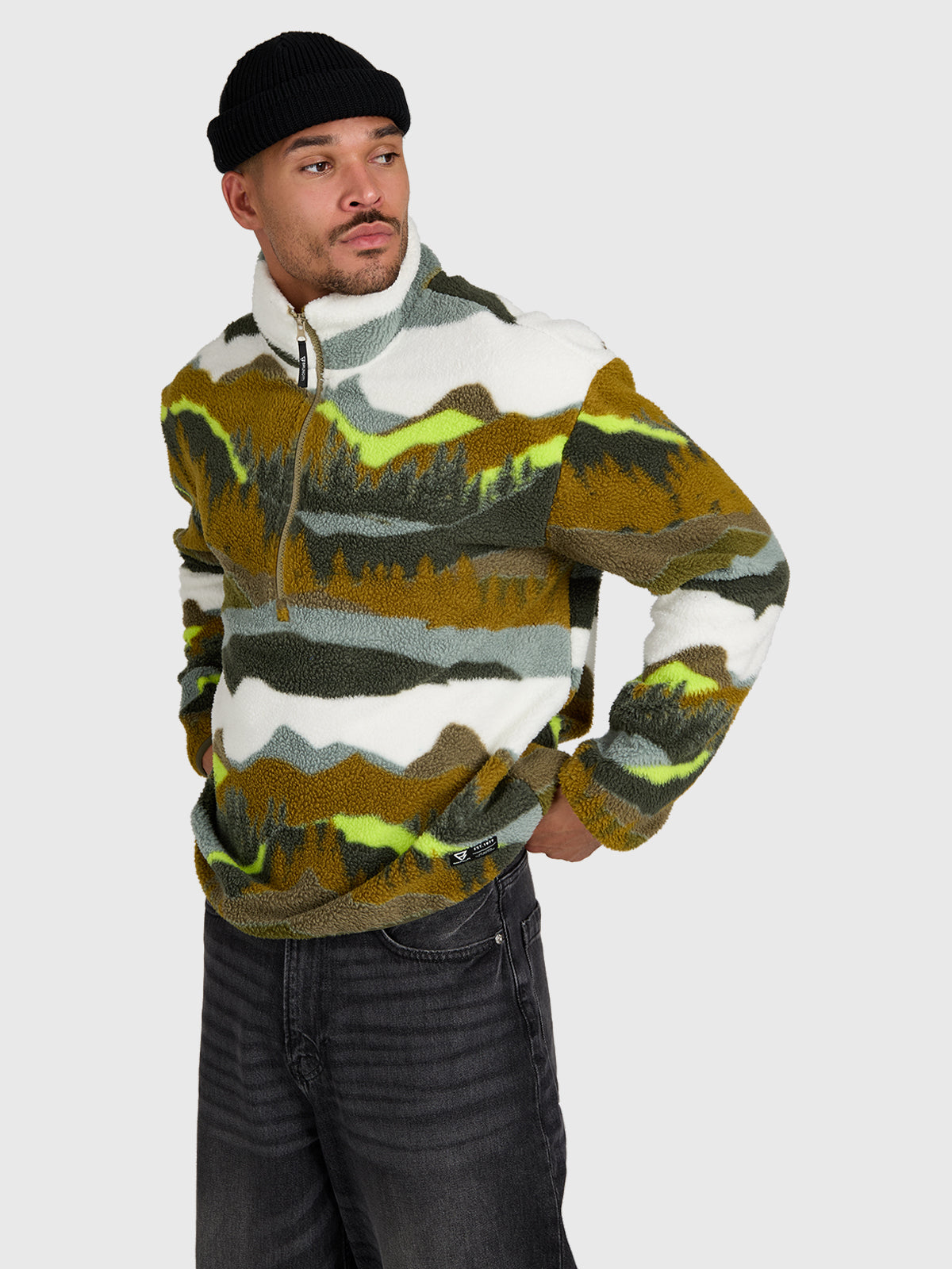 Reggio Men Urban Fleece | Dusky Green