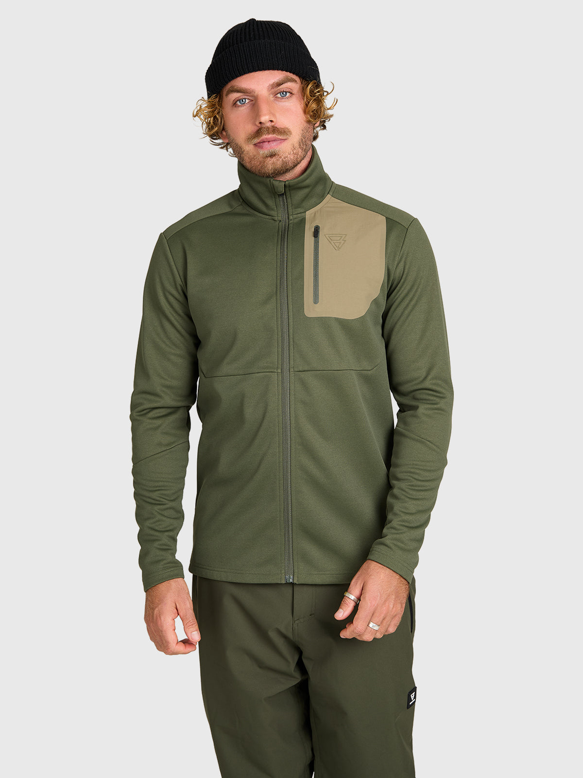 Amatti Men Snow Fleece | Deep Green