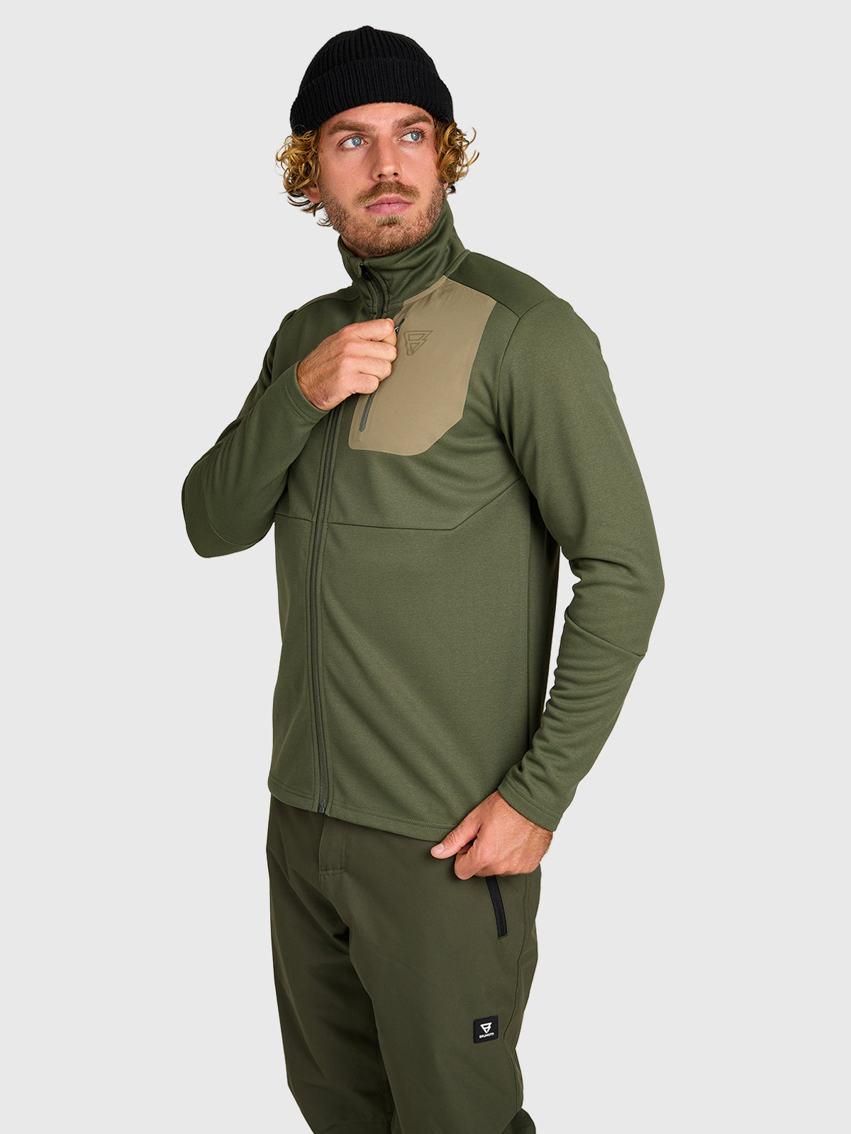 Amatti Men Snow Fleece | Deep Green