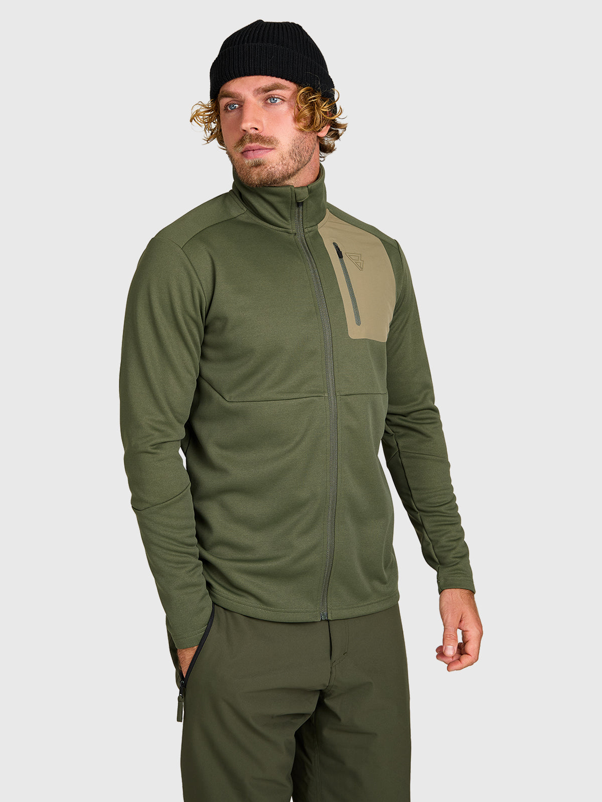 Amatti Men Snow Fleece | Deep Green
