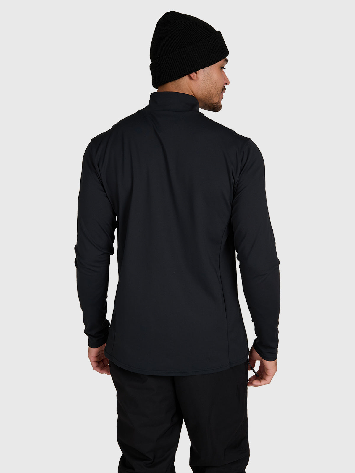 Mano-Zip Men Snow Fleece | Black