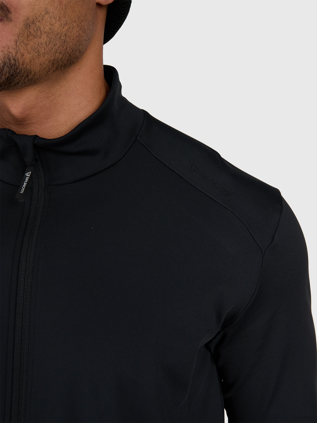 Mano-Zip Men Snow Fleece | Black