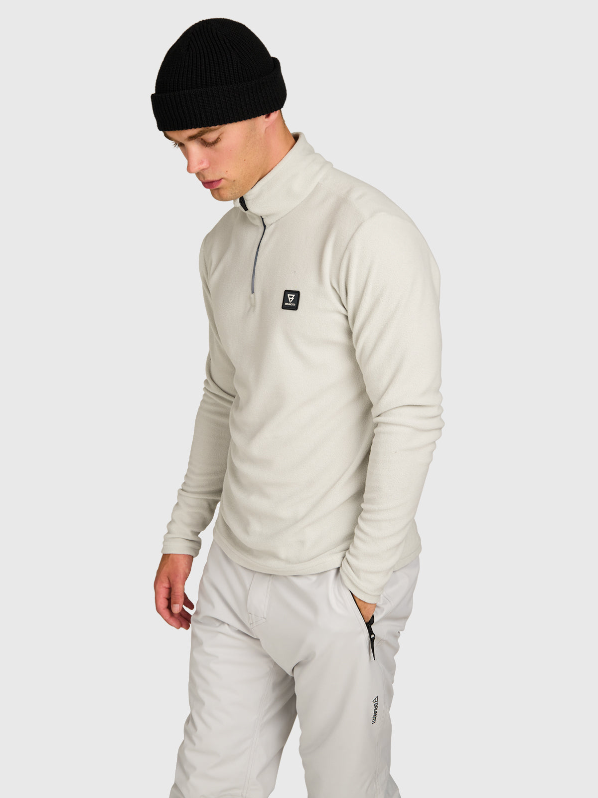 Lenno-R Men Fleece | Soft Grey