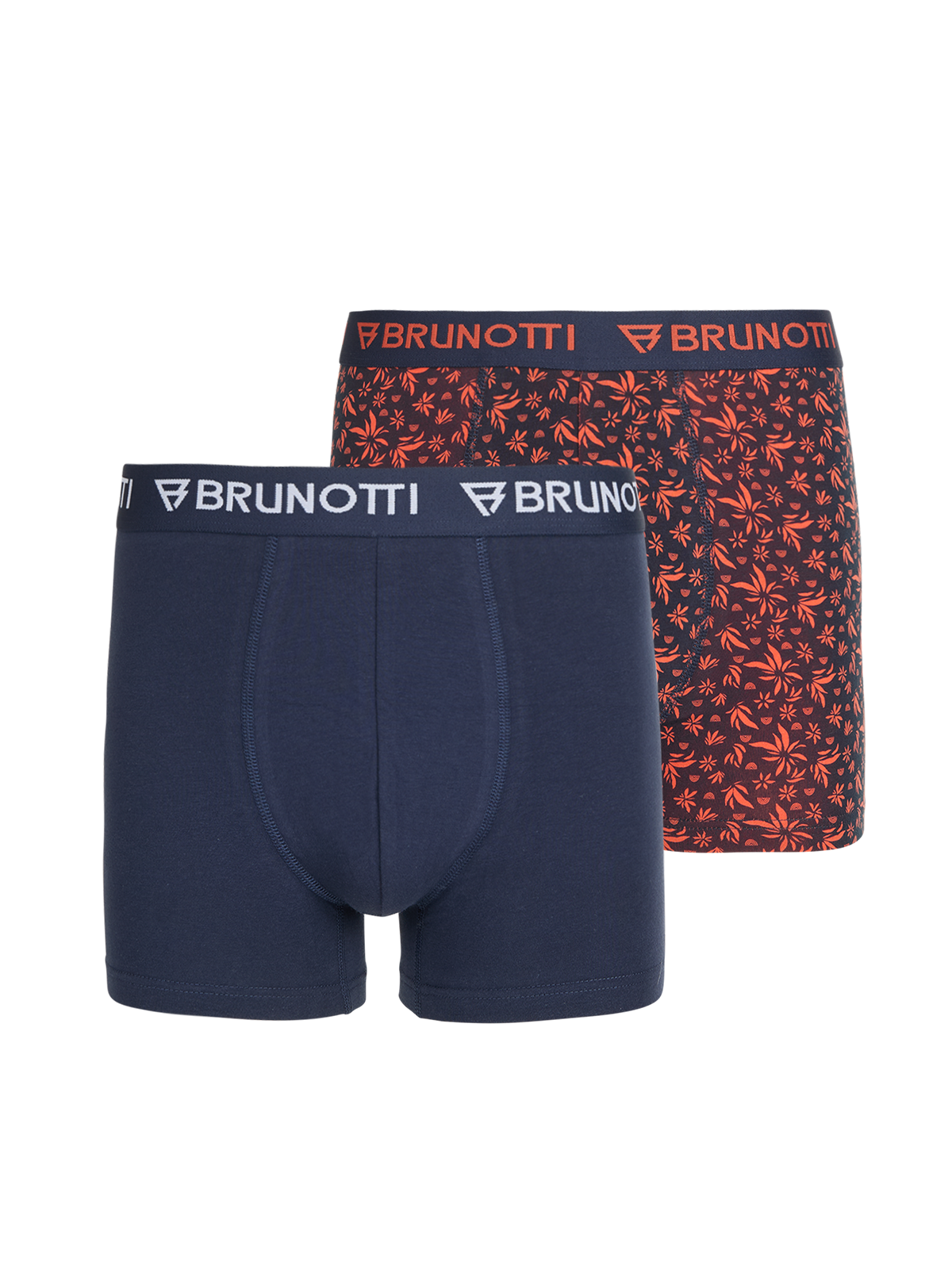 Undy 2-Pack Boxershorts Men | Navy / Leafy Melon