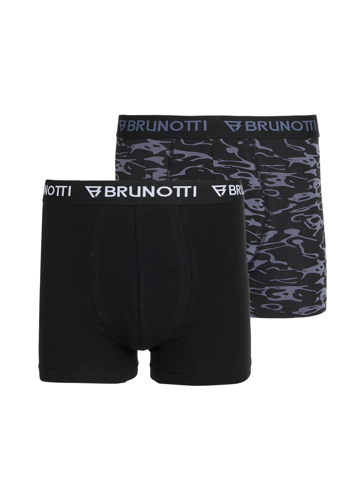 Undy 2-Pack Boxershorts Men | Black / Reflection Black