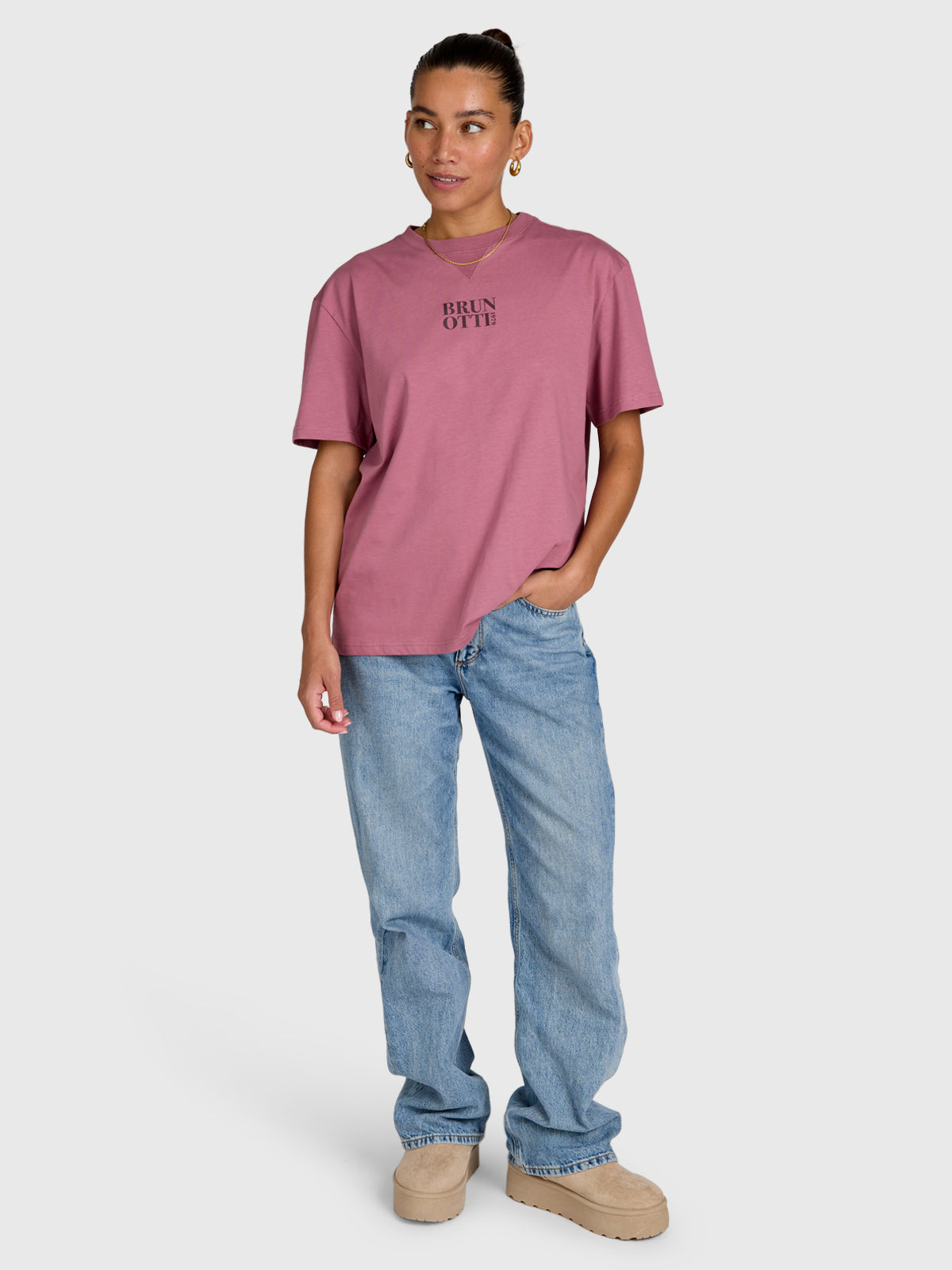 Unessa Women T-Shirt | Wistful Mauve