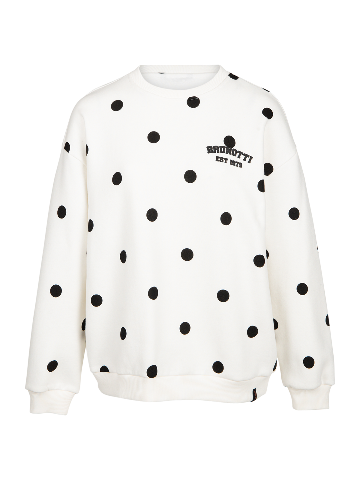 Almira Women Sweater | Polka Dot Black