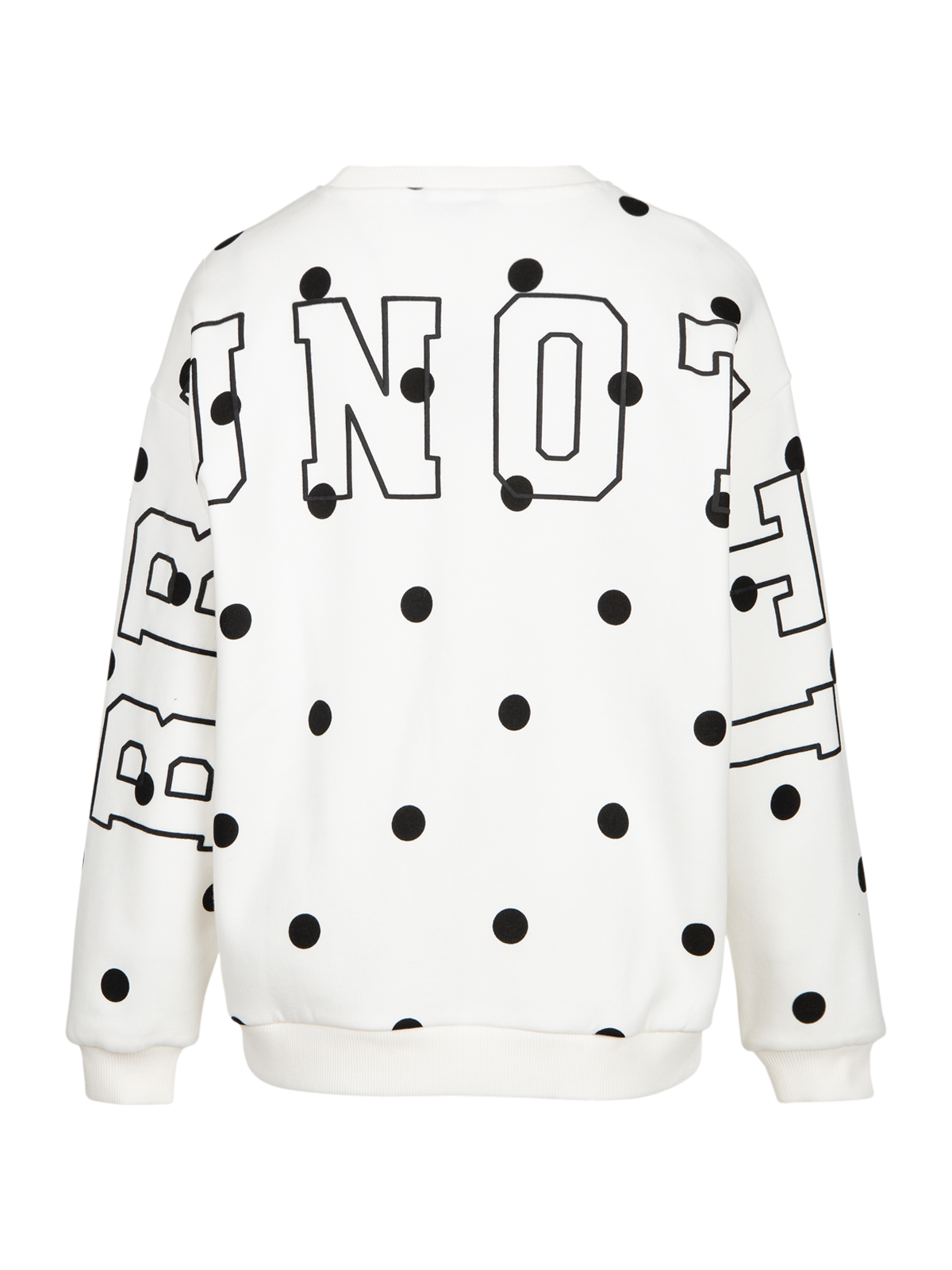 Almira Women Sweater | Polka Dot Black