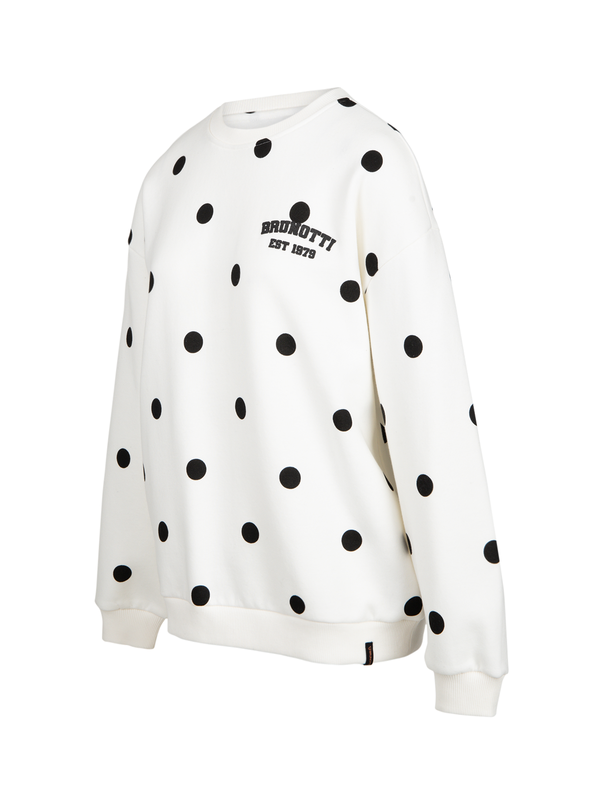 Almira Women Sweater | Polka Dot Black