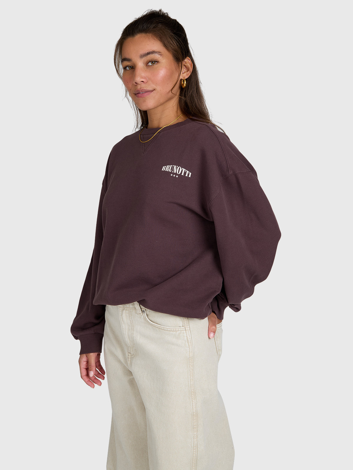 Bessy Women Sweater | Raisin