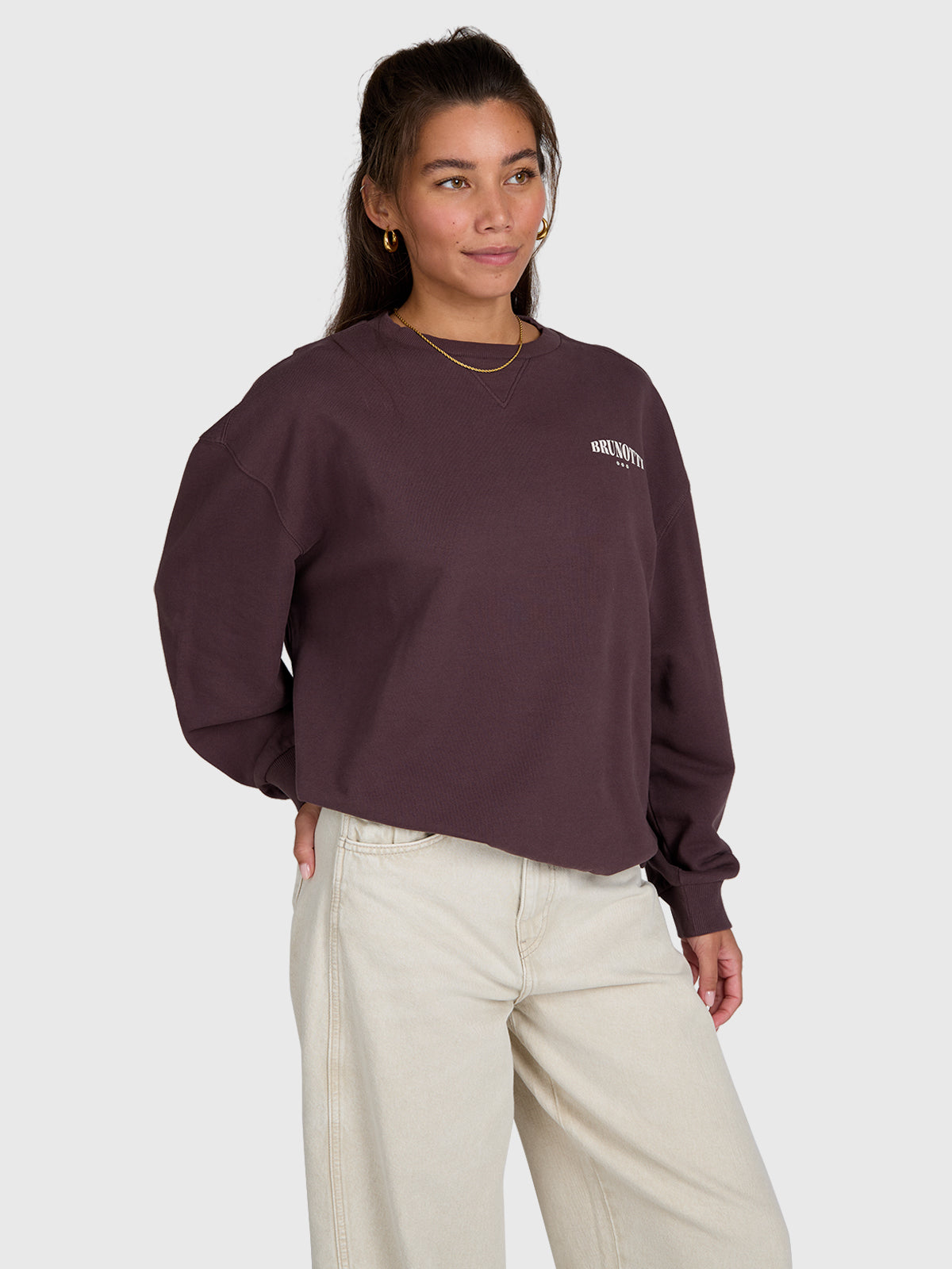 Bessy Women Sweater | Raisin