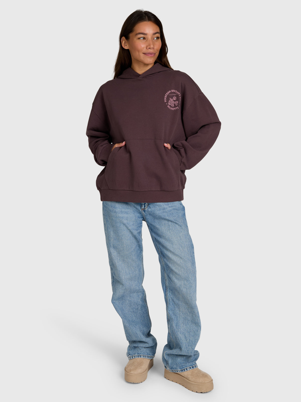 Sita Women Hoodie | Raisin