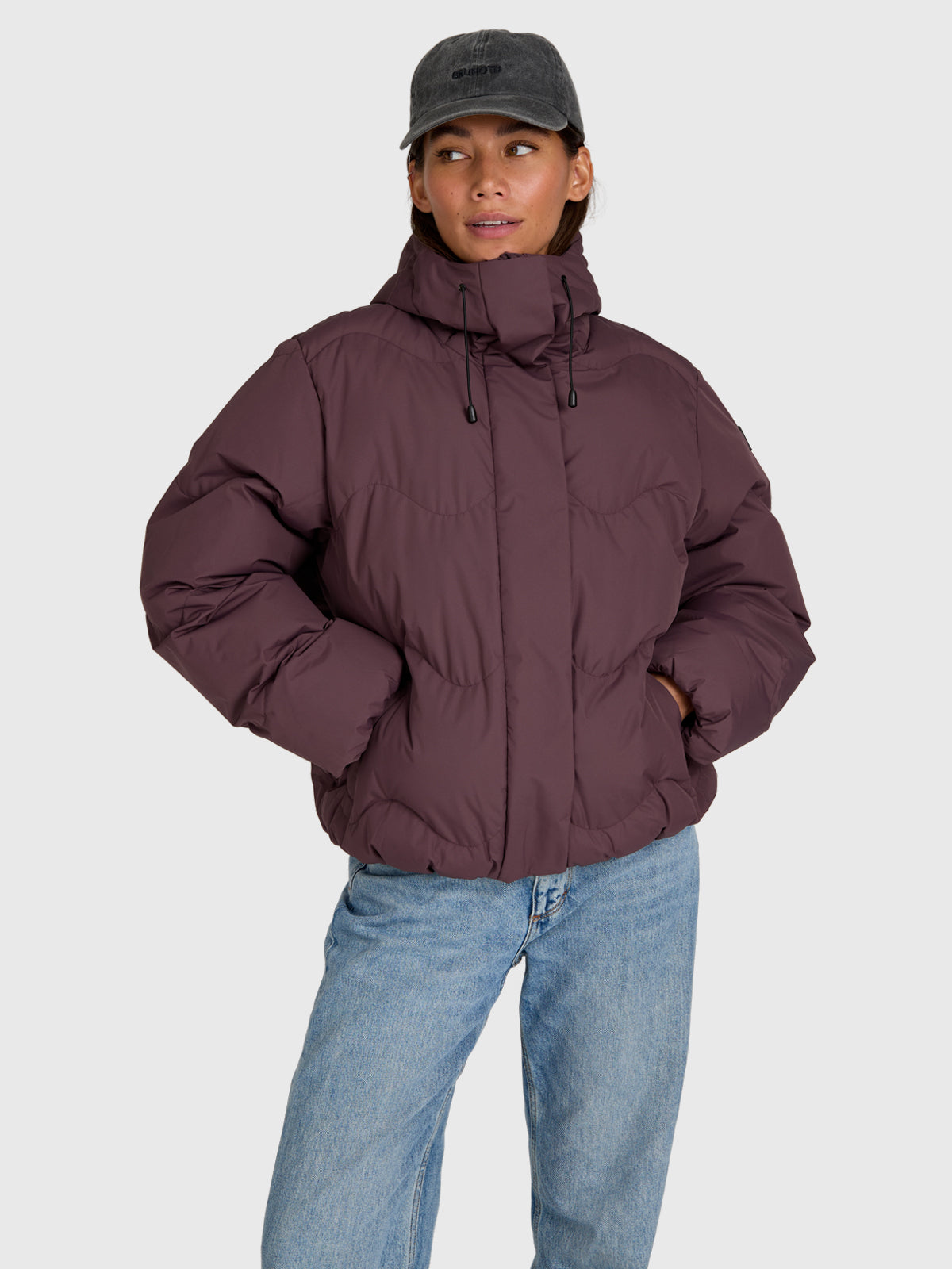 Wave Women Jacket | Raisin
