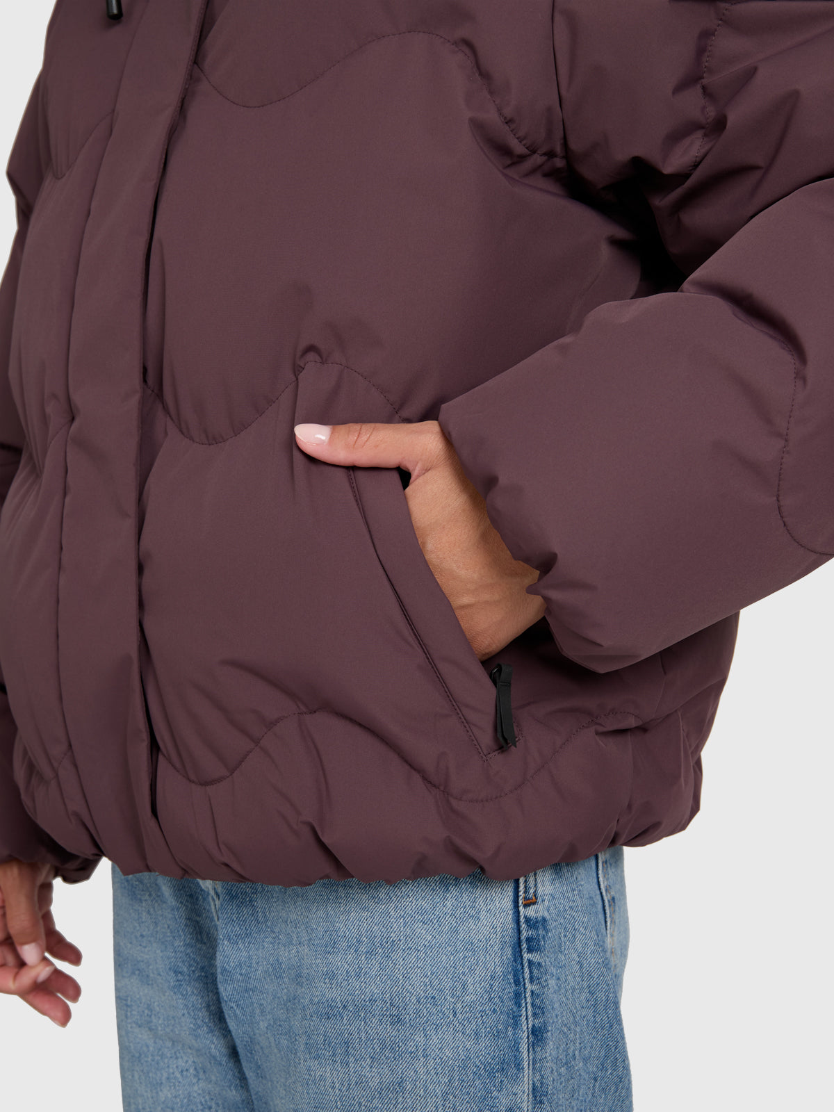 Wave Women Jacket | Raisin