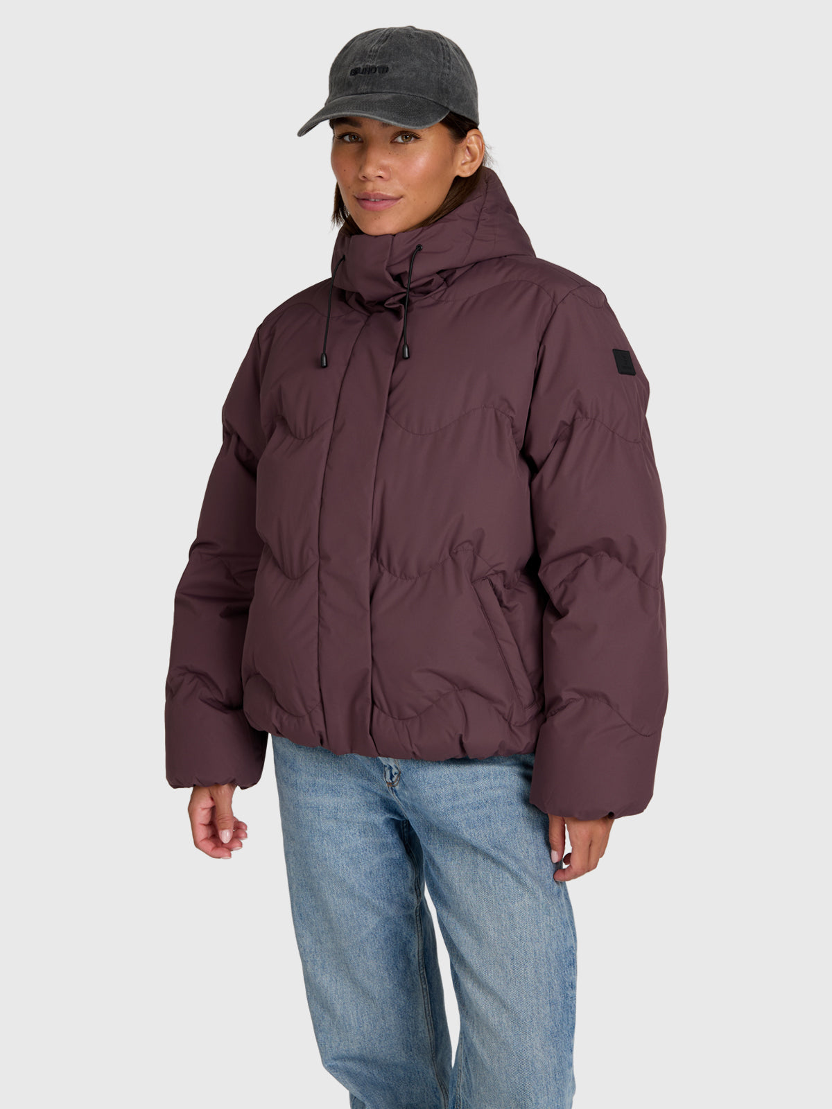 Wave Women Jacket | Raisin