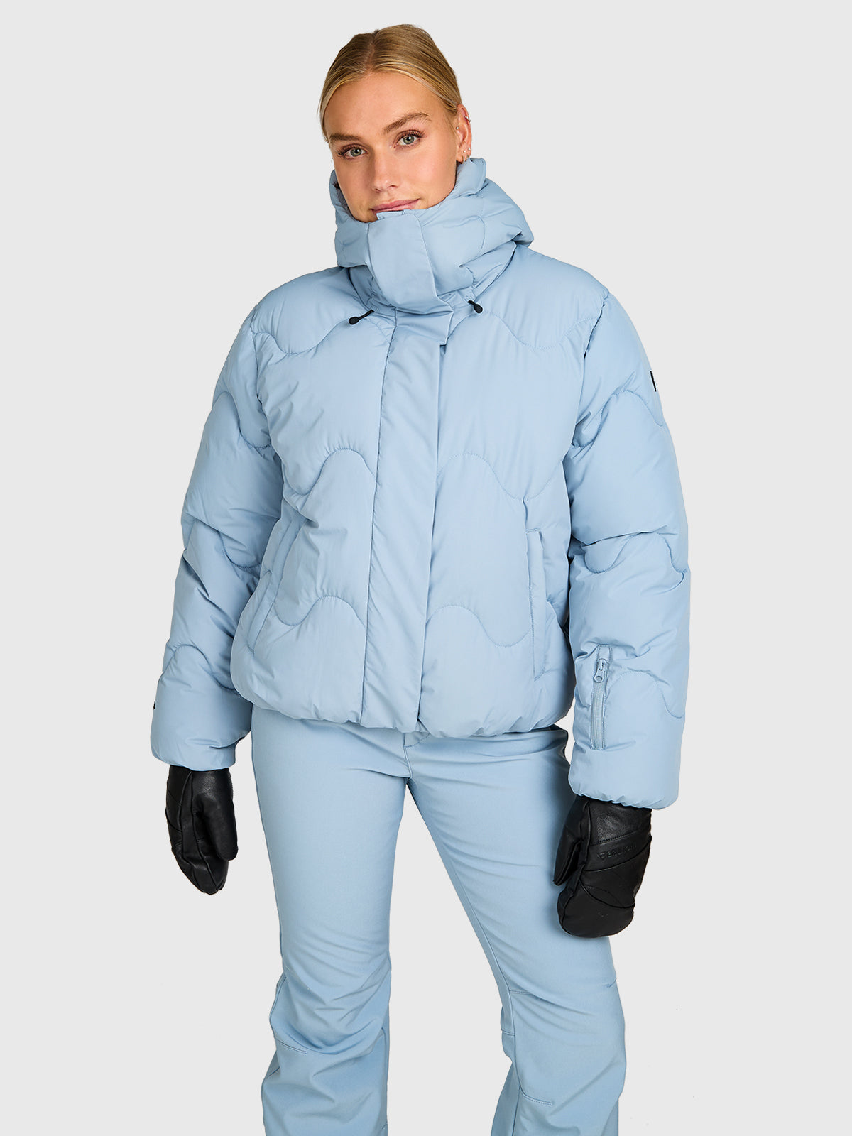 Ides Women Snow Jacket | Pale Blue