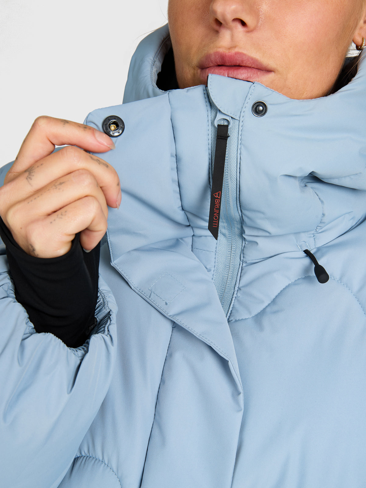 Ides Women Snow Jacket | Pale Blue