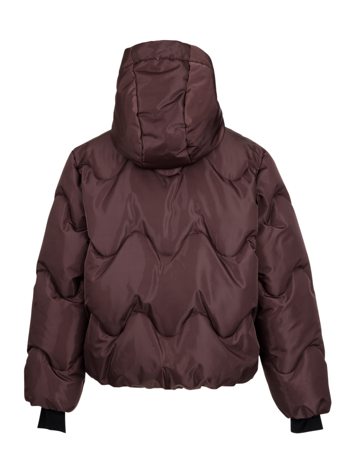 Ides-Shine Women Snow Jacket | Raisin