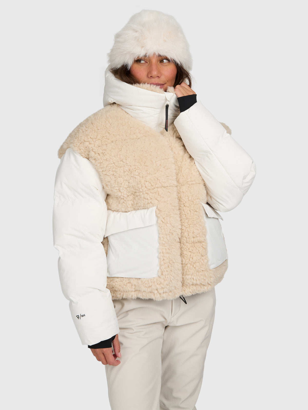Ilora Women Snow Jacket | Moonbeam