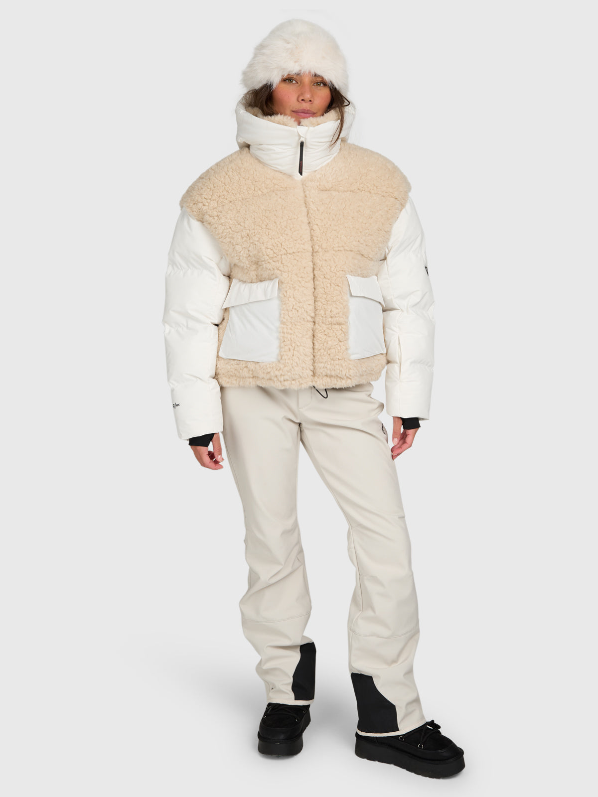 Ilora Women Snow Jacket | Moonbeam
