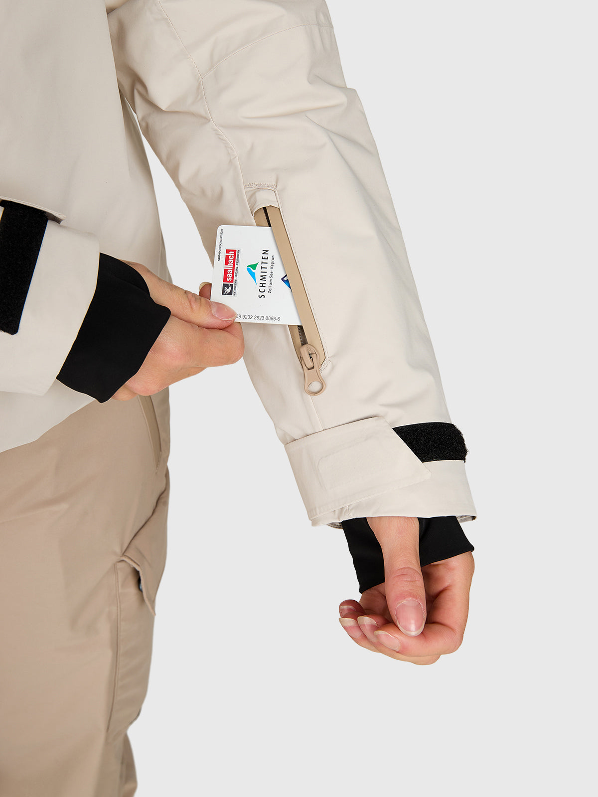 Jarmena Women Snow Jacket | Moonbeam