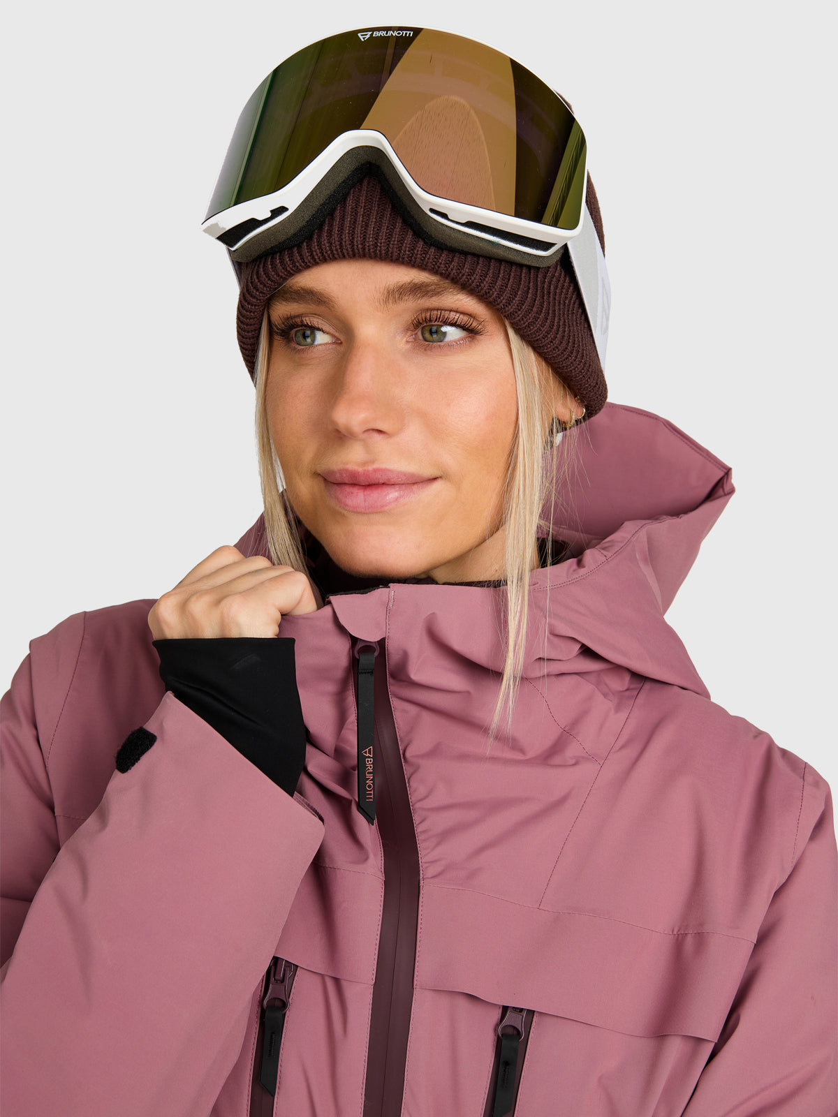 Jarmena Women Snow Jacket | Wistful Mauve